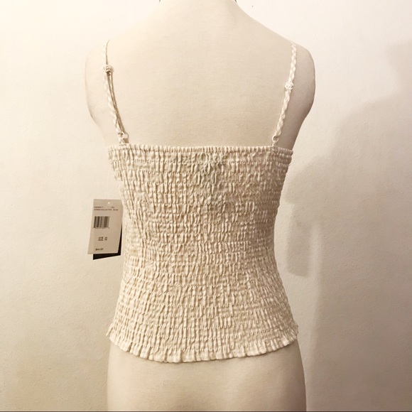 Checkered plaid front tie bohemian gypsy retro top - Picture 4 of 6